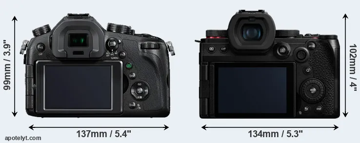 Comparison FZ1000 or G9 II rear