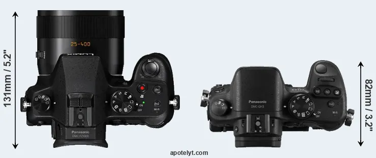 Compare FZ1000 versus GH3 top
