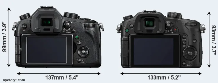 Comparison FZ1000 or GH4 rear