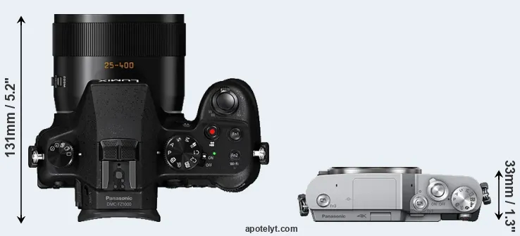 Compare FZ1000 versus GX850 top