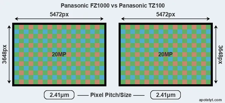FZ1000 versus TZ100 MP