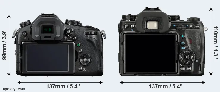Comparison FZ1000 or K-1 rear