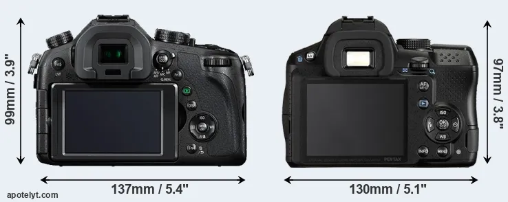 Comparison FZ1000 or K-30 rear
