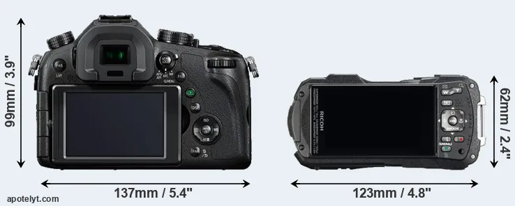 Comparison FZ1000 or WG-60 rear