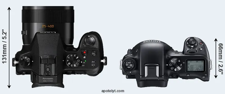 Compare FZ1000 versus NX1 top