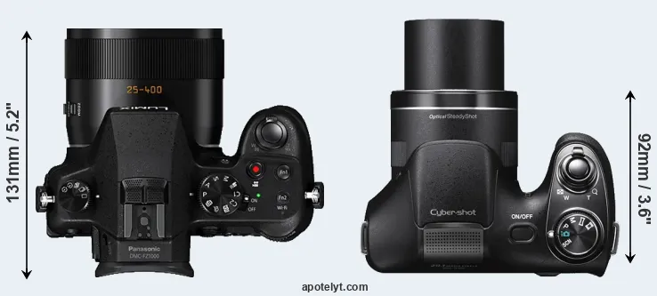 Compare FZ1000 versus H300 top
