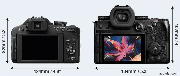 Comparison FZ150 or S5 II rear