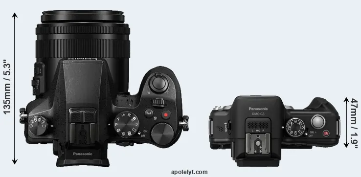 Compare FZ2000 versus G3 top