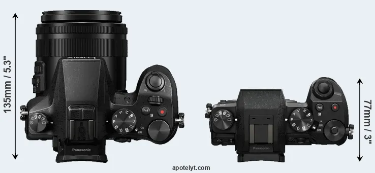 Compare FZ2000 versus G7 top