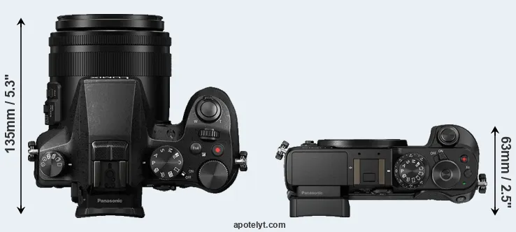 Compare FZ2000 versus GX8 top