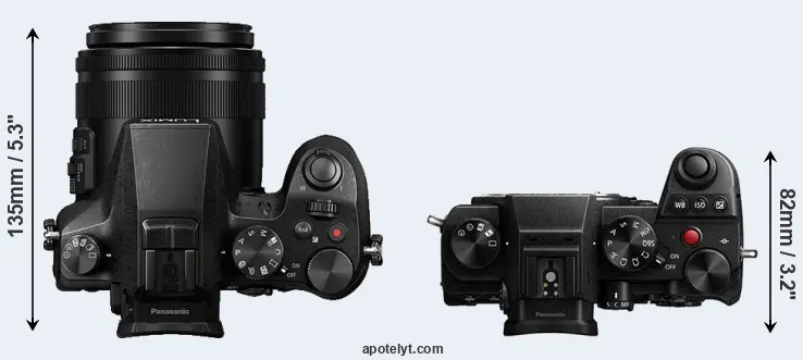 Compare FZ2000 versus S5 top