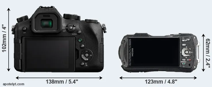 Comparison FZ2000 or WG-60 rear