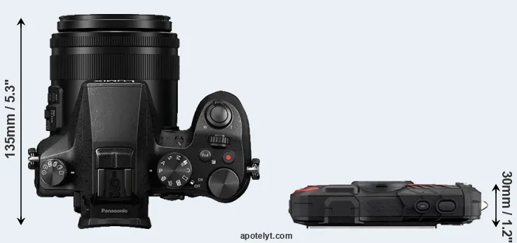 Compare FZ2000 versus WG-60 top