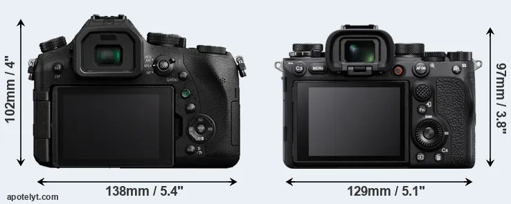 Comparison FZ2000 or A1 rear