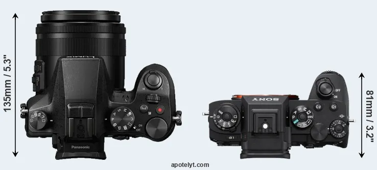 Compare FZ2000 versus A1 top