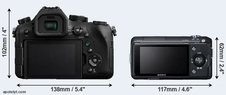 Comparison FZ2000 or NEX-3 rear