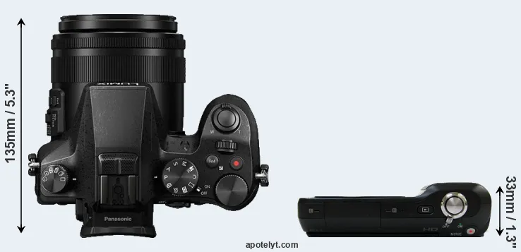 Compare FZ2000 versus NEX-3 top