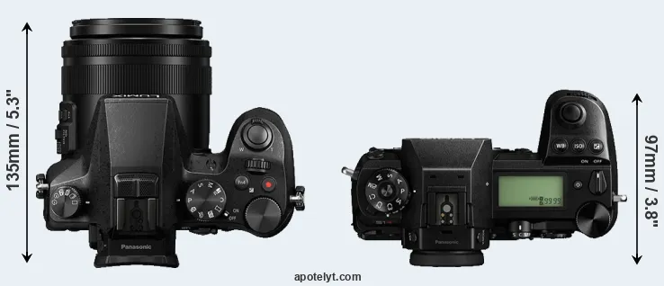 Compare FZ2500 versus S1R top