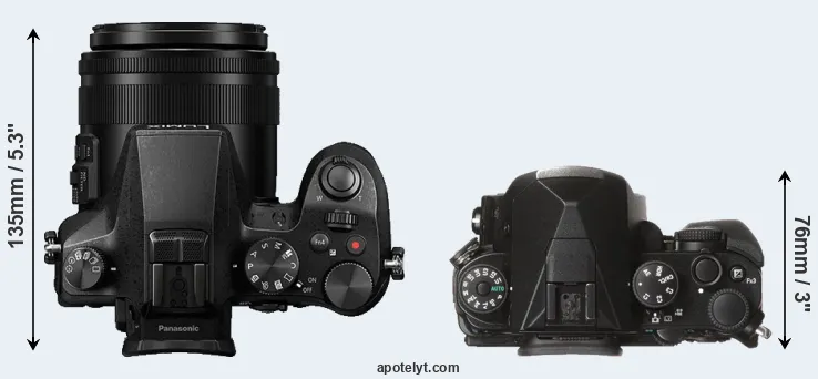 Compare FZ2500 versus KP top
