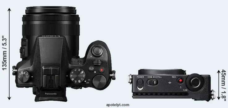 Compare FZ2500 versus fp top