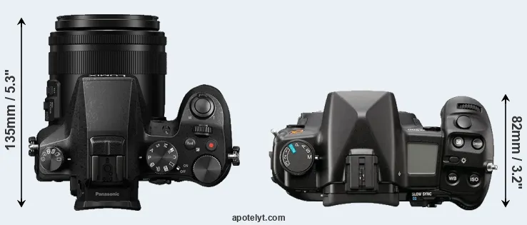 Compare FZ2500 versus A900 top