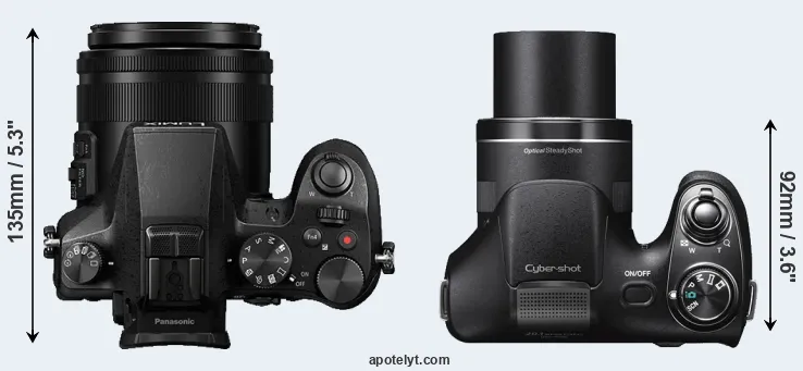 Compare FZ2500 versus H300 top