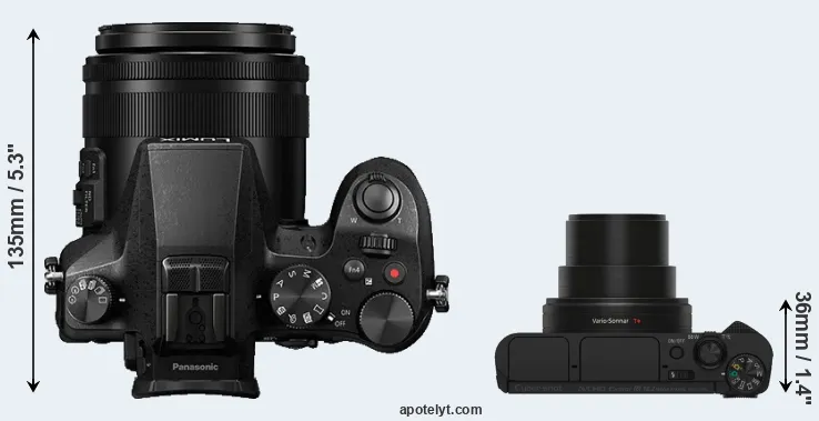 Compare FZ2500 versus HX80 top