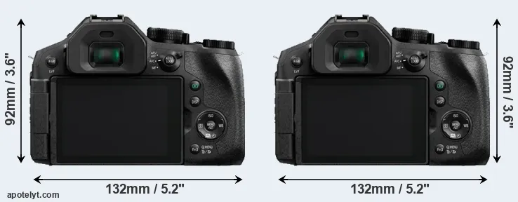 Comparison FZ300 or FZ330 rear