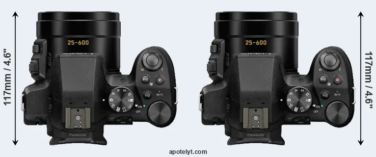 Compare FZ300 versus FZ330 top