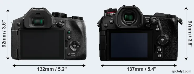 Comparison FZ300 or G9 rear