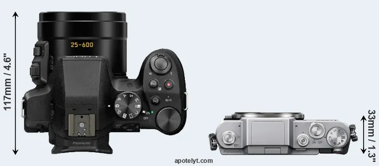 Compare FZ300 versus GF7 top
