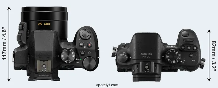 Compare FZ300 versus GH3 top