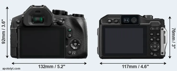 Comparison FZ300 or TS7 rear