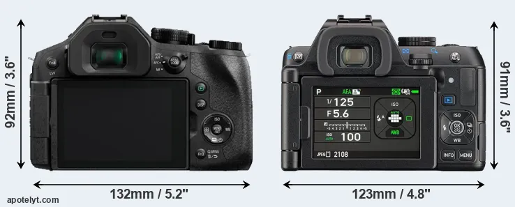 Comparison FZ300 or K-S2 rear