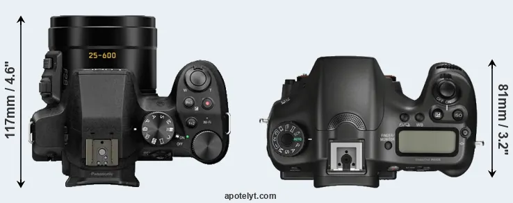 Compare FZ300 versus A68 top