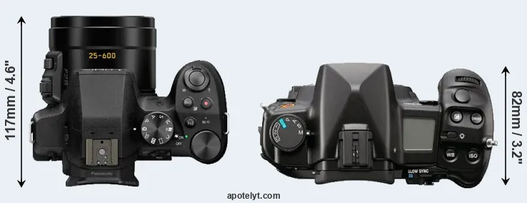 Compare FZ300 versus A900 top