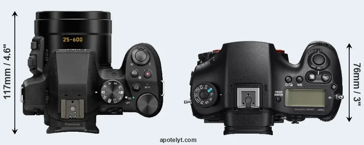 Compare FZ300 versus A99 II top