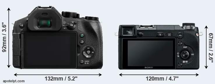 Comparison FZ300 or NEX-6 rear