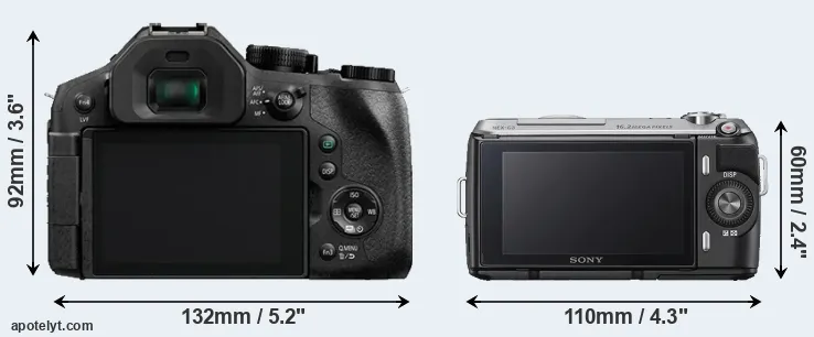 Comparison FZ300 or NEX-C3 rear