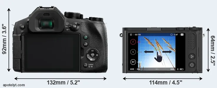Comparison FZ300 or M1 rear
