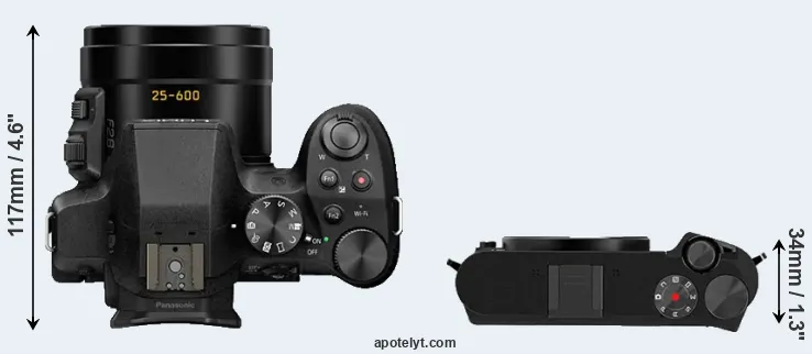Compare FZ300 versus M1 top