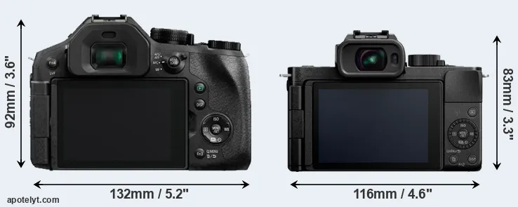 Comparison FZ330 or G110 rear