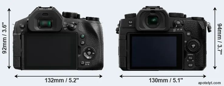 Comparison FZ330 or G95 rear