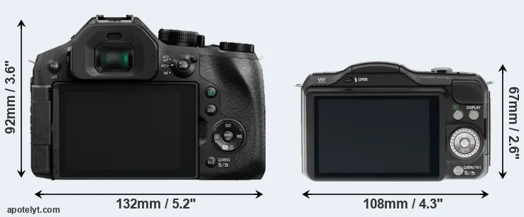 Comparison FZ330 or GF5 rear