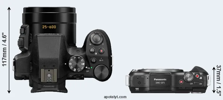 Compare FZ330 versus GF5 top