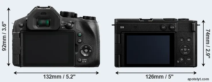 Comparison FZ330 or S9 rear