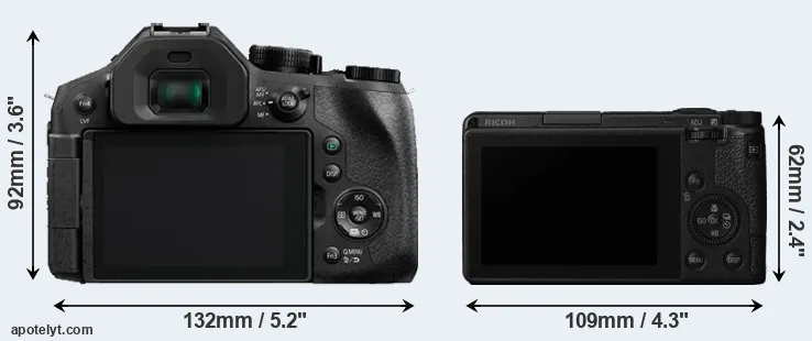 Comparison FZ330 or GR III rear