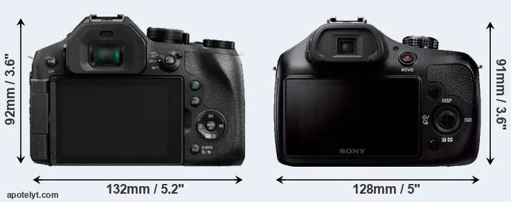Comparison FZ330 or A3000 rear
