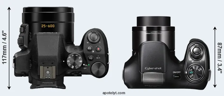 Compare FZ330 versus H200 top