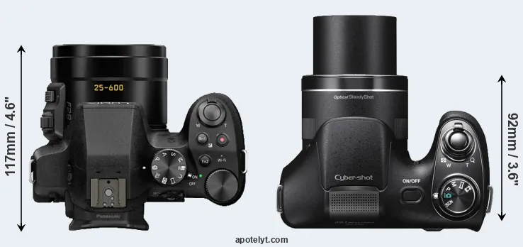 Compare FZ330 versus H300 top
